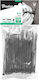 Bradas Plastic Cable Ties 200mmx3.6mm In Grey Colour 100pcs 4707998250024