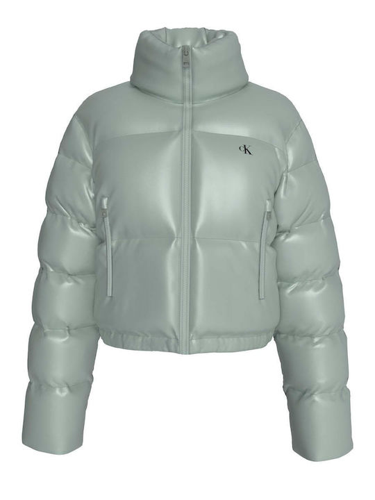 Calvin Klein Crop Γυναικείο Puffer Μπουφάν για ...