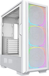 Montech Sky Two GX Midi Tower Computer Case with Window Panel White