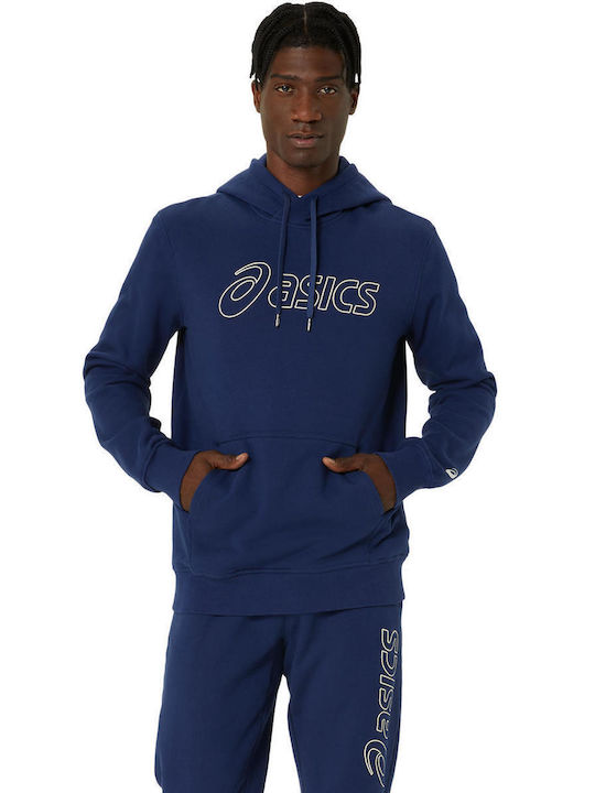 ASICS Logo Men's Sweatshirt with Hood NVY 2031E187-401