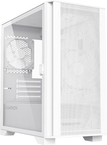 Montech Air 100 Lite Геймърска Мини Кула Компютърна Кутия със Страничен Прозорец Бяла