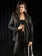 Glitter Effect Black Blazer