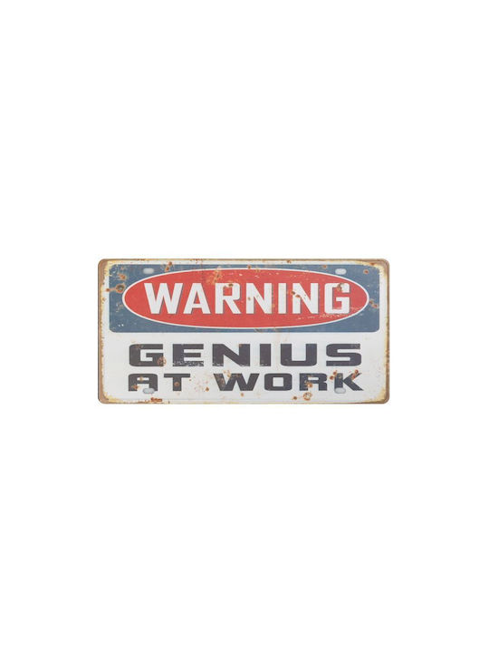 Sign Wall Decor Warning 1pcs