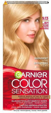 Garnier Color Sensation Βαφή Μαλλιών 40 Ml Γυναίκες 9,13 Cristal Beige Blond
