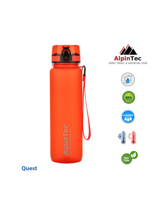 AlpinPro Quest Sticla de apa 1000ml Portocaliu AlpinPro Quest Sticla de apa 1000ml Portocaliu