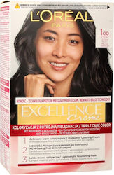 L'oreal Paris Excellence Creme Боя За Коса 1 Черен 1 Брой