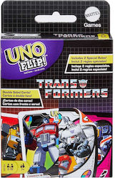 Mattel Joc de Masă Transformers UNO Flip! pentru 2-10 Jucători 7+ Ani