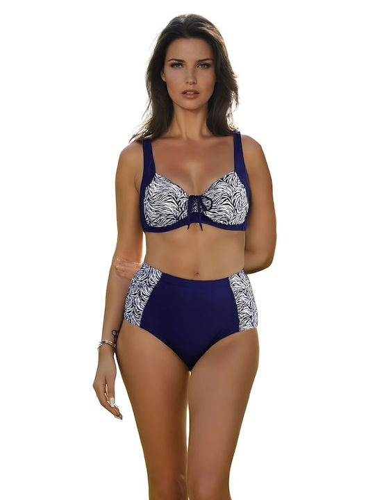 Damen Bikini Set G1965 Blau