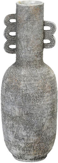 Espiel Διακοσμητικό Βάζο Κεραμικό Γκρι Φ13.2xΥ36.5cm