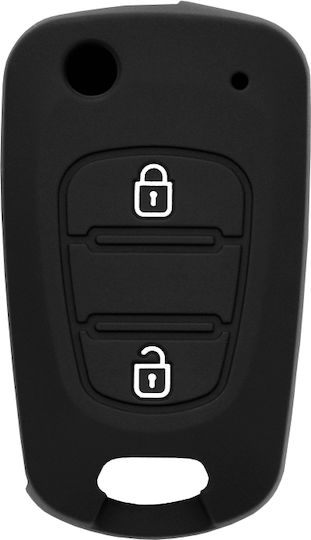 Techsuit Techsuit Car Key Case 2003.04 Hyundai Elantra Kia Picanto Black 5949419032149
