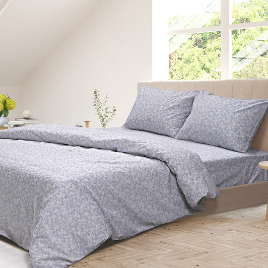Beauty Home Duvet Cover Set Cotton Queen with 2 Pillowcases 230x250 Brandy Art 12075 Embrime