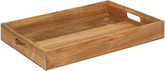 Secret de Gourmet Lemnos Dreptunghiular Tavă de Servire cu Mânere în Culoare Maro 42x29.5x5.5cm 196494 1buc