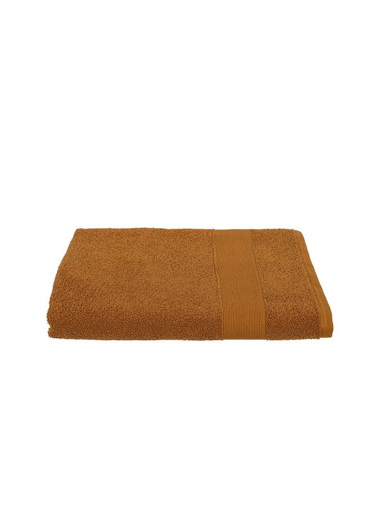 Atmosphera Bath Towel 100x150cm Cinnamon Brown Weight 450gr/m²