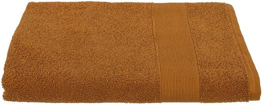 Atmosphera Bath Towel 100x150cm Cinnamon Brown Weight 450gr/m²