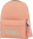 Polo Original Double Scarf Schulranzen Rucksack Junior High-High School in Orange Farbe