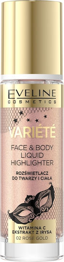 Eveline Liquid Rose Gold for Body 30ml