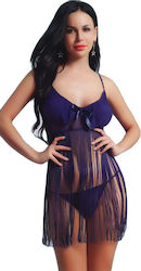 Pretty Lingerie Set Sexy Babydoll Lila