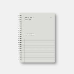 Spirale Notizbuch A5 Geregelt Grau Spirale Notizbuch A5 Geregelt Grau