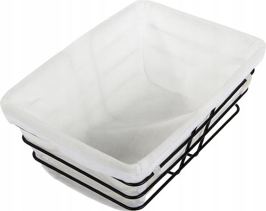 Bread Box Metallic Black 24x17x10cm