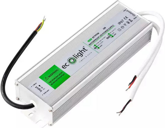 Eco Light LED Захранване Водоустойчиво IP67 Мощност 200W с Изходно Напрежение 12V