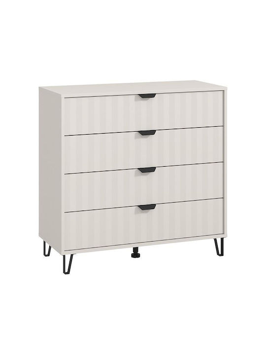 Wooden Chest of Drawers Cashmere 93x40x90cm