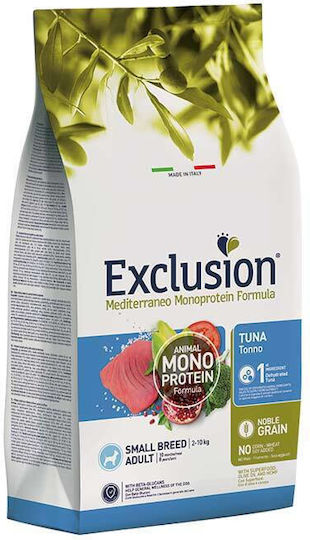 Exclusion 0.5kg Dry Food for Adult Small Breed Dogs with Tuna