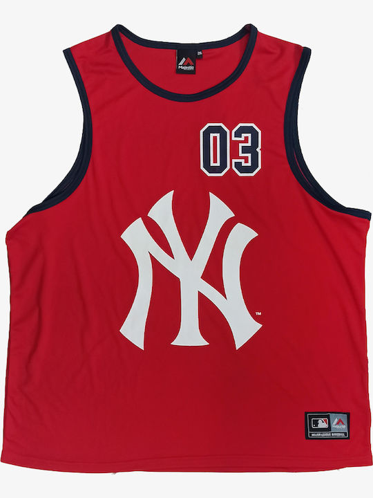 Majestic Athletic Μπλούζα Red