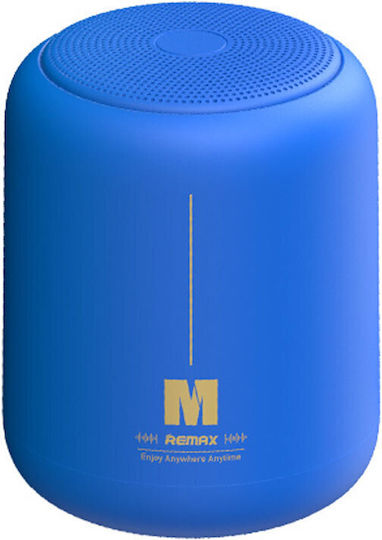 Remax RB-M1 Αδιάβροχο Ηχείο Bluetooth 3W με Ραδιόφωνο και Διάρκεια Μπαταρίας έως 10 ώρες Μπλε