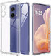 Techsuit Shockproof Clear Umschlag Rückseite Silikon Transparent (Moto G85)