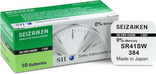 Seiko Batterie Alkalisch für Uhren SR41 / LR41 1.55V 1Stück