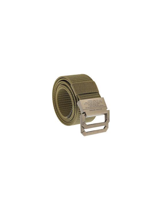 Senior Men's Webbing Belt Wide Belt Khaki