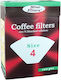 Nitec 100 Filtre de Cafea din Hârtie