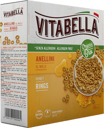 Cereal Honey Rings Gluten-Free 250g Vitabella Bio
