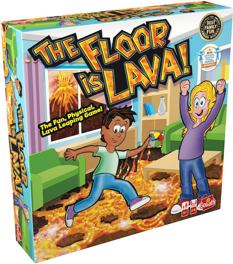 Joc de Societate The Floor is Lava pentru 2-6 Jucători 5+ Ani (EN) Goliath