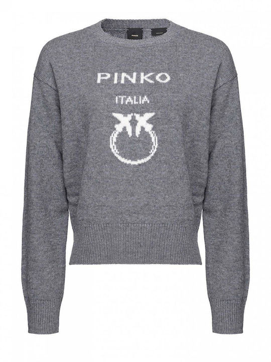 Pinko Women's Sweatshirt GREY 100414Y7Z4