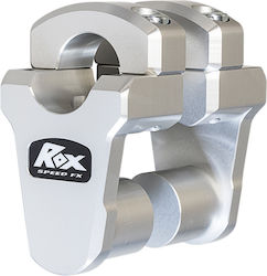 Rox Speed Fx Lenkererhöhung 28,6mm +50 8mm 1r-p2ppa Ktm Exc 250 93-17 Ktm Exc-f 250 07-20 2 Stück Transparent