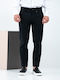 Trousers Chino Elastic Black
