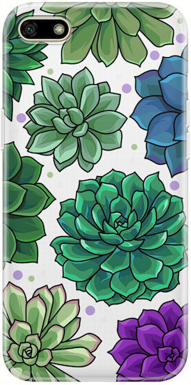 Succulent Huawei Y5 2018 Clear Tpu Διάφανη Σιλικόνη