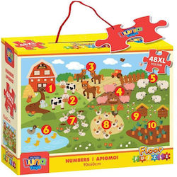 Kids Puzzle Αριθμοι 48pcs Luna