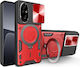 Techsuit Camguard Back Cover Σιλικόνης Κόκκινο (Honor 200)