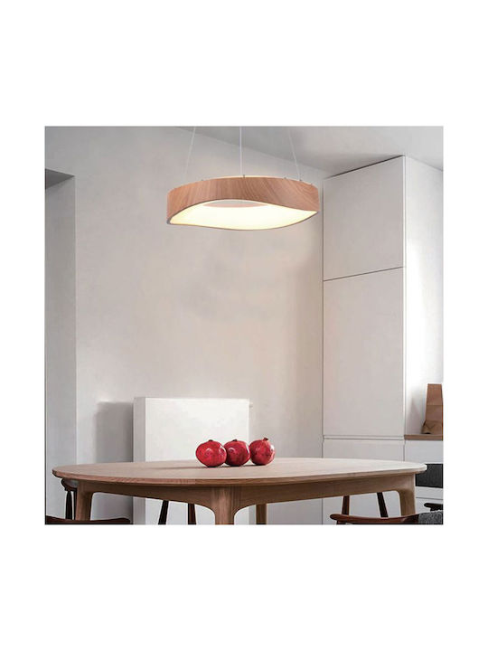 V-TAC Designer Κρεμαστό Φωτιστικό Μπεζ LED με Θ...