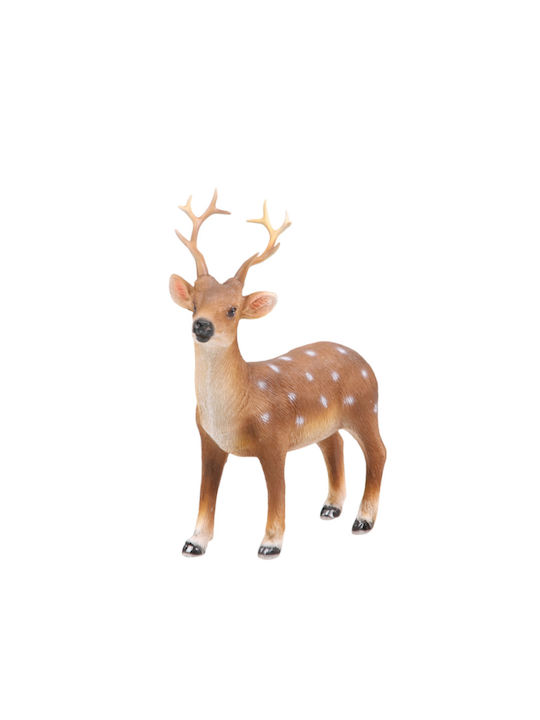 Decorative Deer Polyresin 13x7x17cm 1pcs