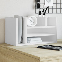 Lemnoasă Suport pentru hârtii în Culoare Alb 1buc 24x25x44.5cm