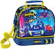 Graffiti Batwheels Schulische Isothermische Lunch-Hülle 5Es Blau Batman 20 x 16 x 22cm