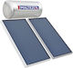 Maltezos Glass 200L/2XSAC 100X150 Solar Water Heater 200lt Glass 3 sq.m. Selective