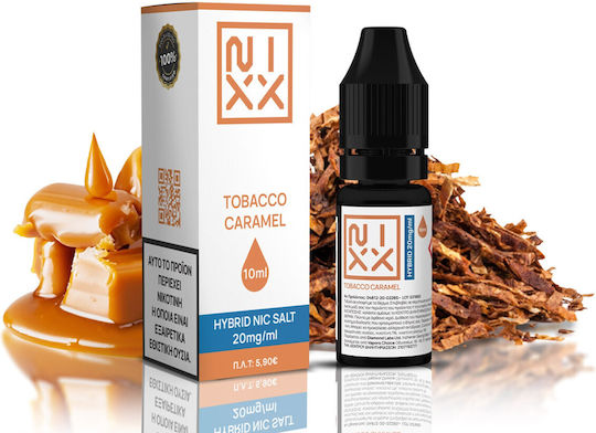 Nixx Έτοιμο Υγρό Αναπλήρωσης Caramel Tobacco 20mg 10ml