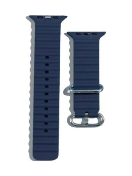 XO Armband Silikon Blau ()