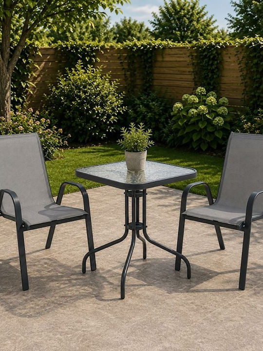Dining Set for Small Outdoor Spaces RIO 3 Piece...