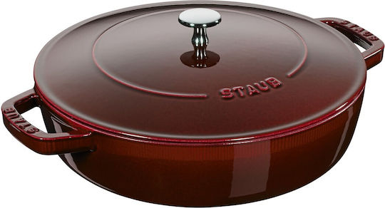 Staub Chistera Oală Joasă Din Fontă 7lt 28cm