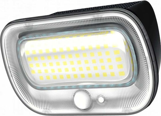 Eco Light Επιτοίχιο Ηλιακό Φωτιστικό 0.55W Φυσικό Λευκό 4000K με Αισθητήρα Κίνησης και Φωτοκύτταρο IP54